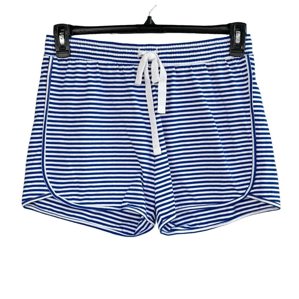 Style & Co Small Casual Pull-On Shorts Striped Stretch Elastic Waist Loungewear
